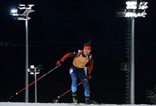 2014 Winter Olympics. Biathlon. Men. Relay