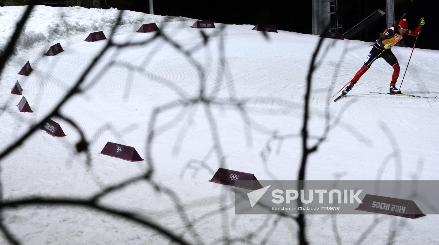 2014 Winter Olympics. Biathlon. Men. Relay