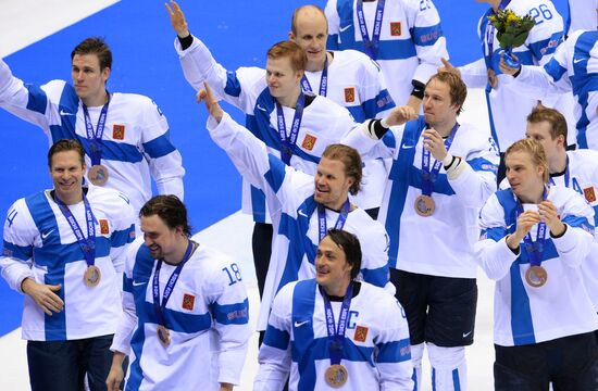 2014 Winter Olympics. Ice hockey. Men. Bronze medal match