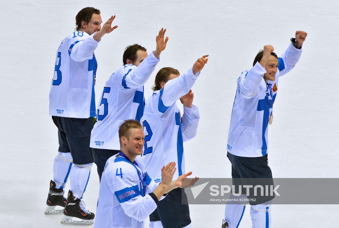 2014 Winter Olympics. Ice hockey. Men. Bronze medal match