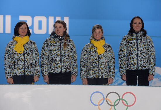 2014 Winter Olympics. Medal ceremony. Day Fifteen