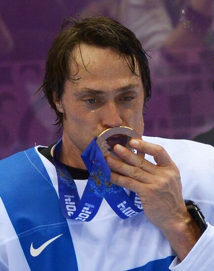 2014 Winter Olympics. Ice hockey. Men. Bronze medal match