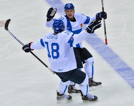 2014 Winter Olympics. Ice hockey. Men. Bronze medal match