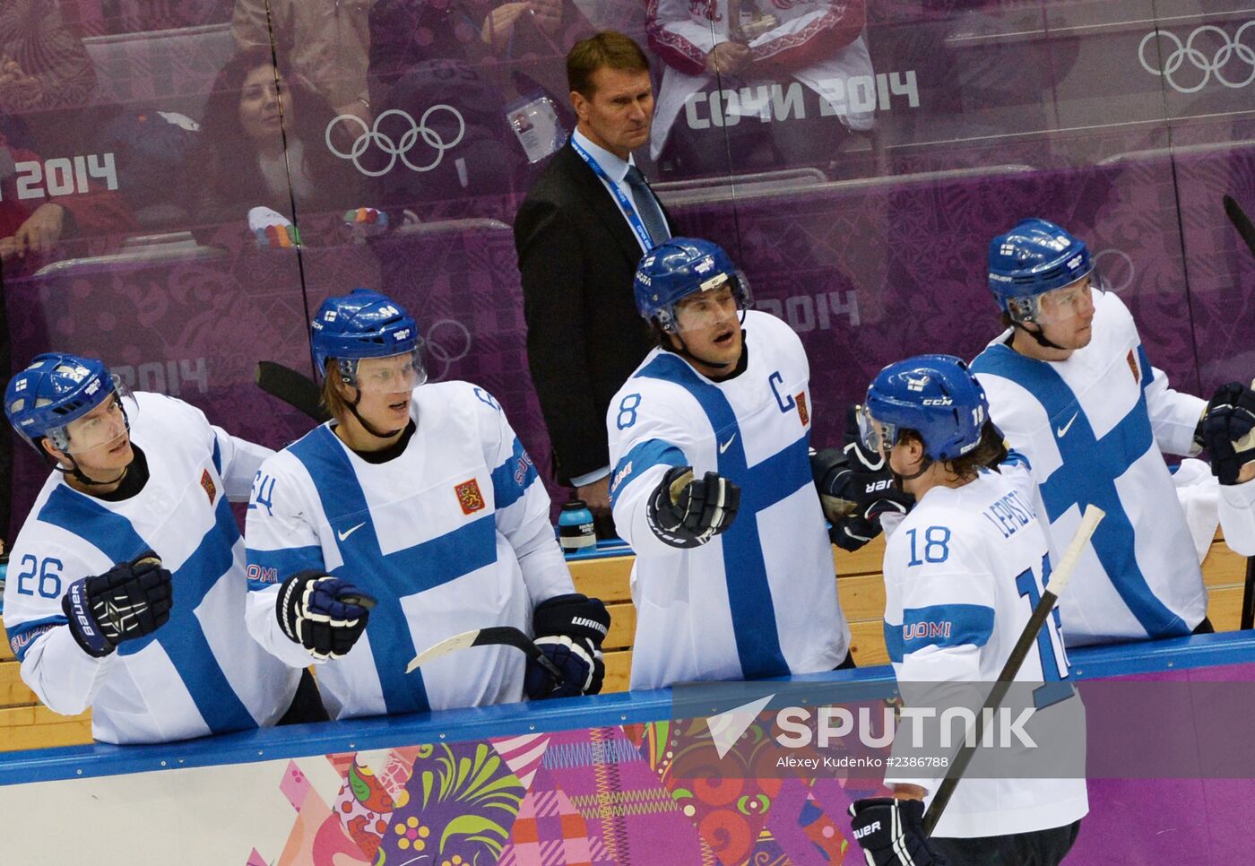 2014 Winter Olympics. Ice hockey. Men. Bronze medal match