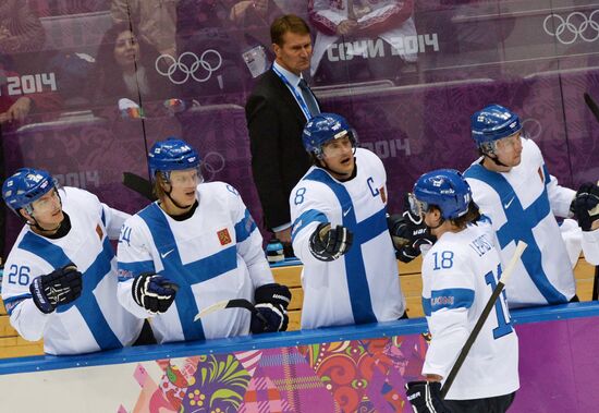 2014 Winter Olympics. Ice hockey. Men. Bronze medal match