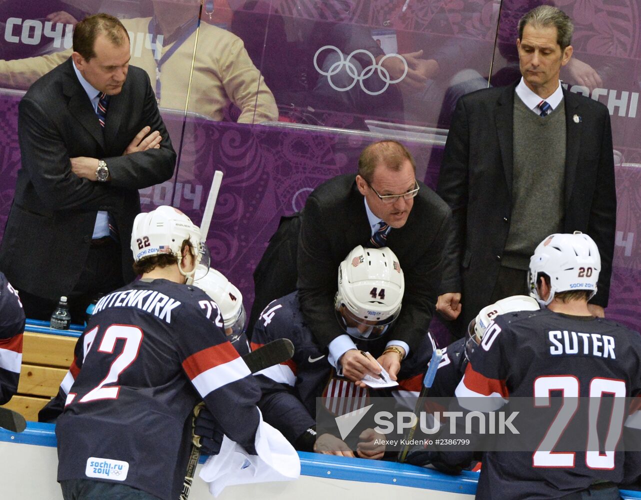 2014 Winter Olympics. Ice hockey. Men. Bronze medal match
