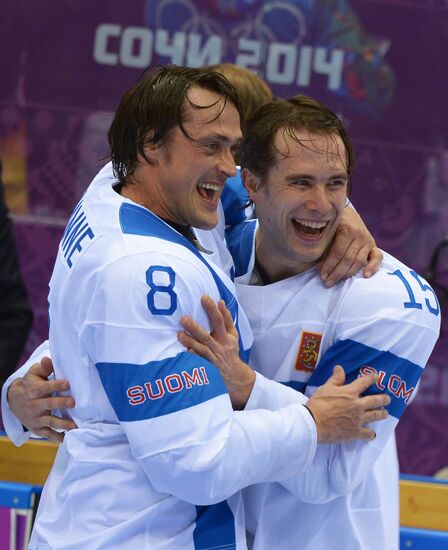 2014 Winter Olympics. Ice hockey. Men. Bronze medal match