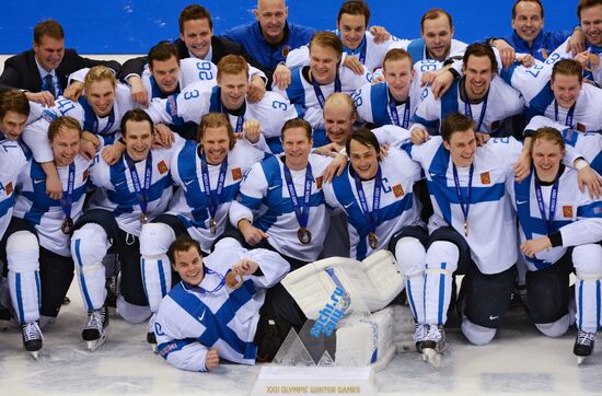 2014 Winter Olympics. Ice hockey. Men. Bronze medal match
