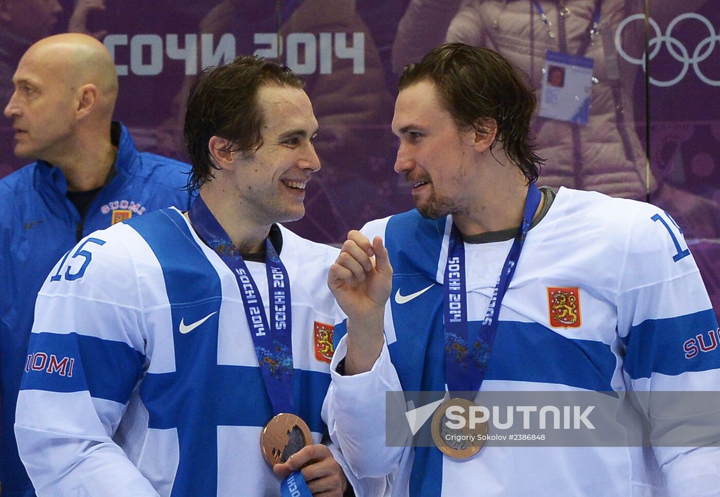 2014 Winter Olympics. Ice hockey. Men. Bronze medal match