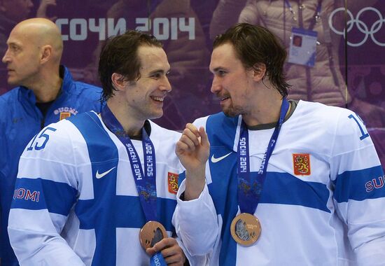 2014 Winter Olympics. Ice hockey. Men. Bronze medal match