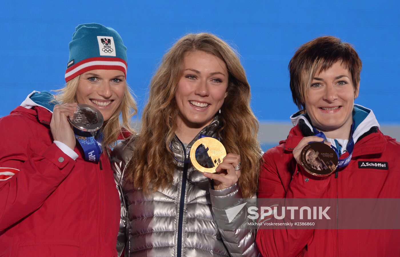 2014 Winter Olympics. Medal ceremony. Day Fifteen