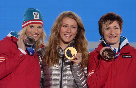 2014 Winter Olympics. Medal ceremony. Day Fifteen