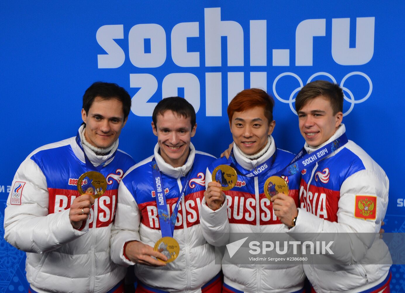 2014 Winter Olympics. Medal ceremony. Day Fifteen