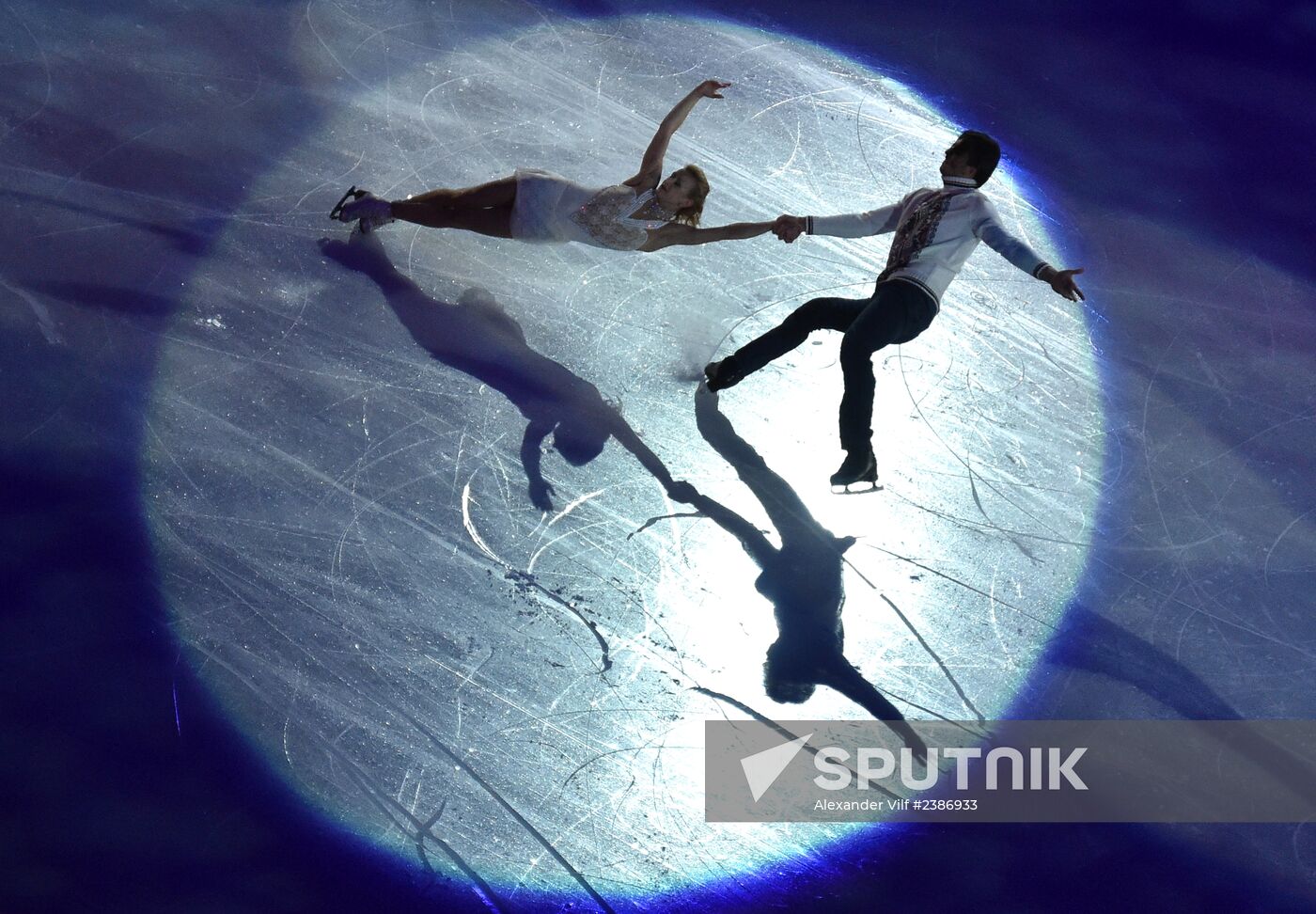 2014 Winter Olympics. Figure skating. Exhibition gala