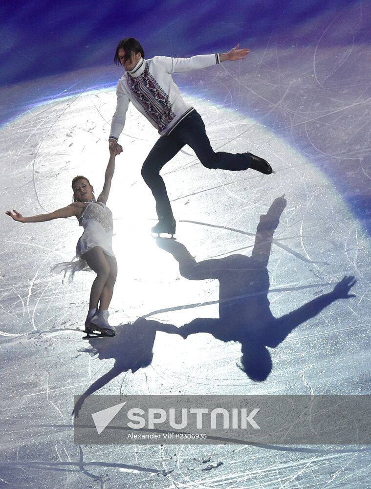 2014 Winter Olympics. Figure skating. Exhibition gala