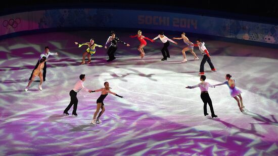 2014 Winter Olympics. Figure skating. Exhibition gala