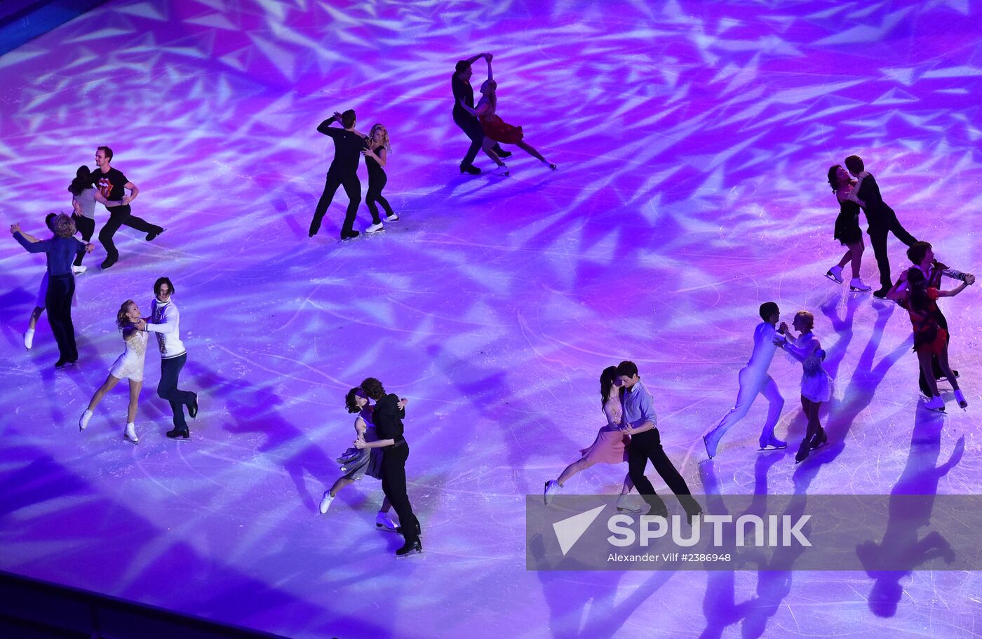 2014 Winter Olympics. Figure skating. Exhibition gala