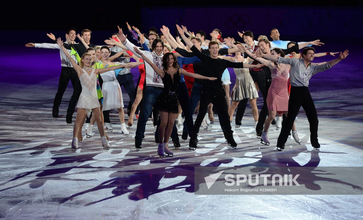 2014 Winter Olympics. Figure skating. Exhibition gala