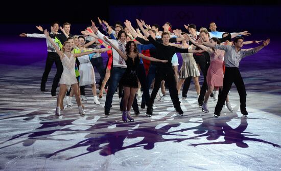 2014 Winter Olympics. Figure skating. Exhibition gala