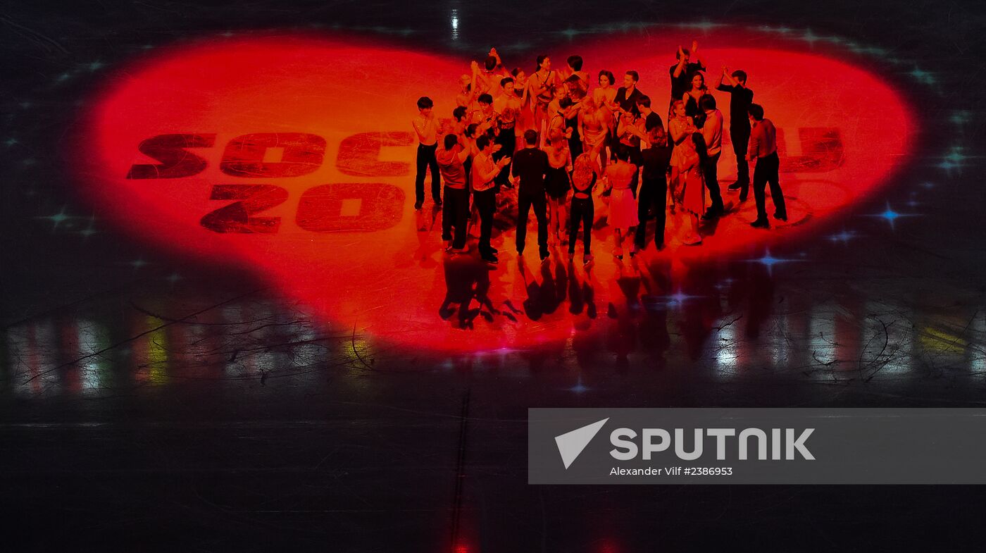 2014 Winter Olympics. Figure skating. Exhibition gala