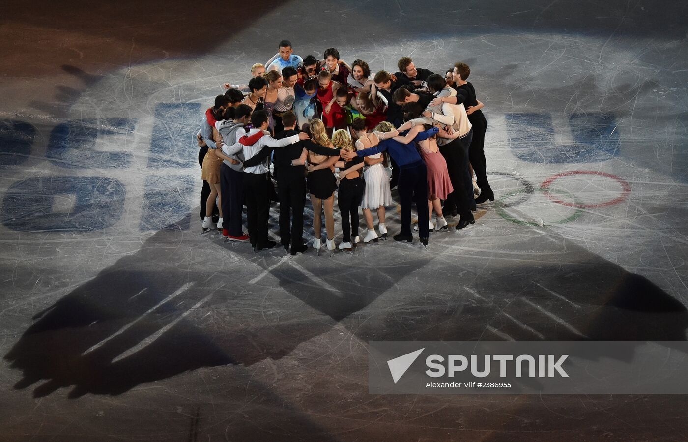 2014 Winter Olympics. Figure skating. Exhibition gala