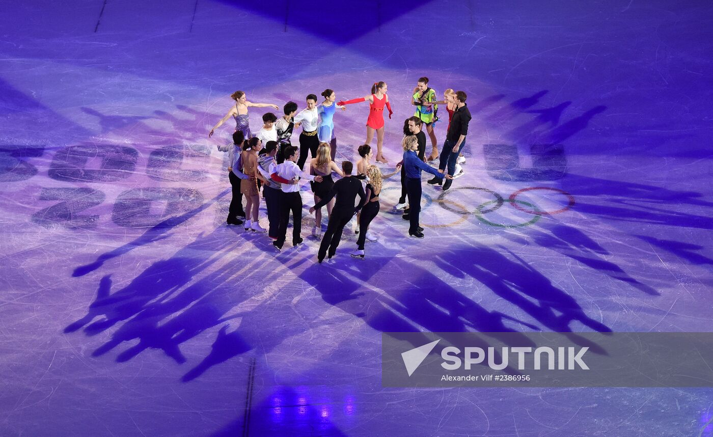 2014 Winter Olympics. Figure skating. Exhibition gala