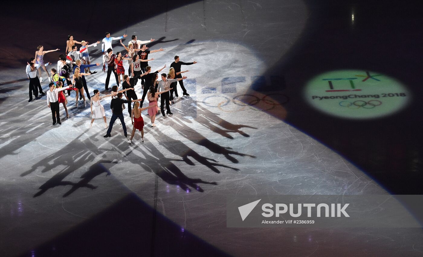 2014 Winter Olympics. Figure skating. Exhibition gala