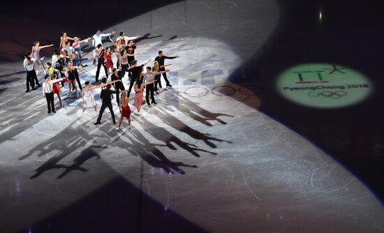 2014 Winter Olympics. Figure skating. Exhibition gala