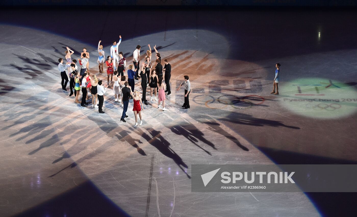 2014 Winter Olympics. Figure skating. Exhibition gala