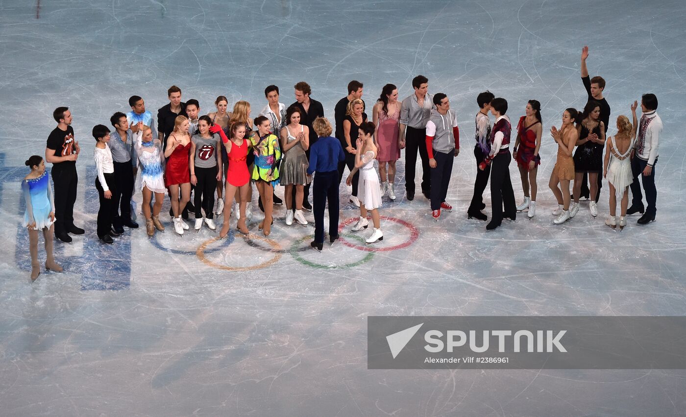 2014 Winter Olympics. Figure skating. Exhibition gala