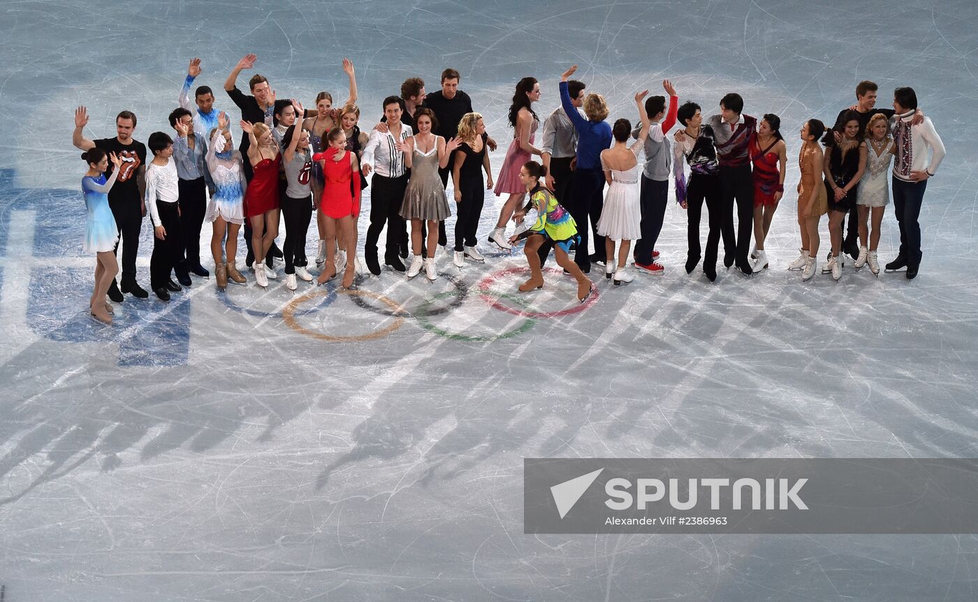 2014 Winter Olympics. Figure skating. Exhibition gala