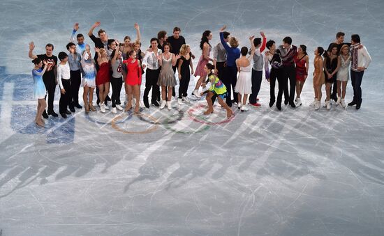 2014 Winter Olympics. Figure skating. Exhibition gala