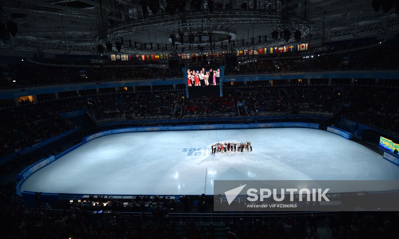 2014 Winter Olympics. Figure skating. Exhibition gala