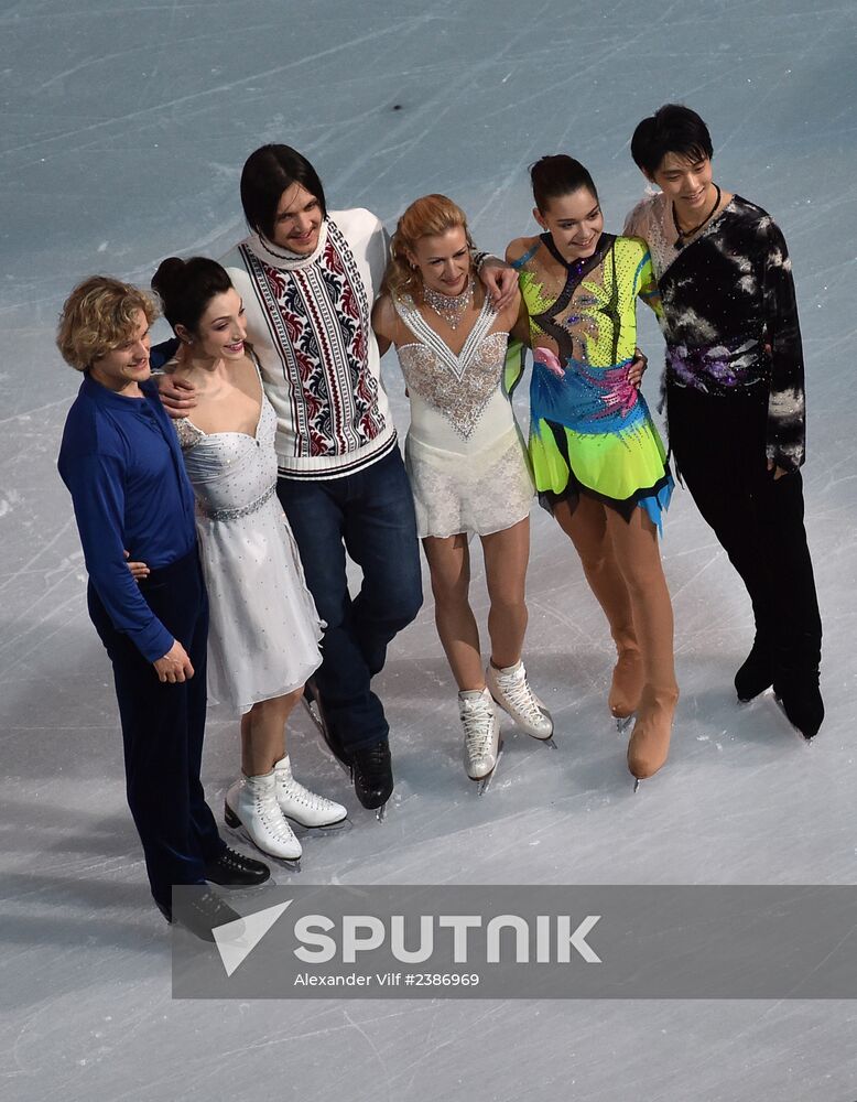 2014 Winter Olympics. Figure skating. Exhibition gala