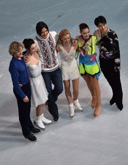 2014 Winter Olympics. Figure skating. Exhibition gala