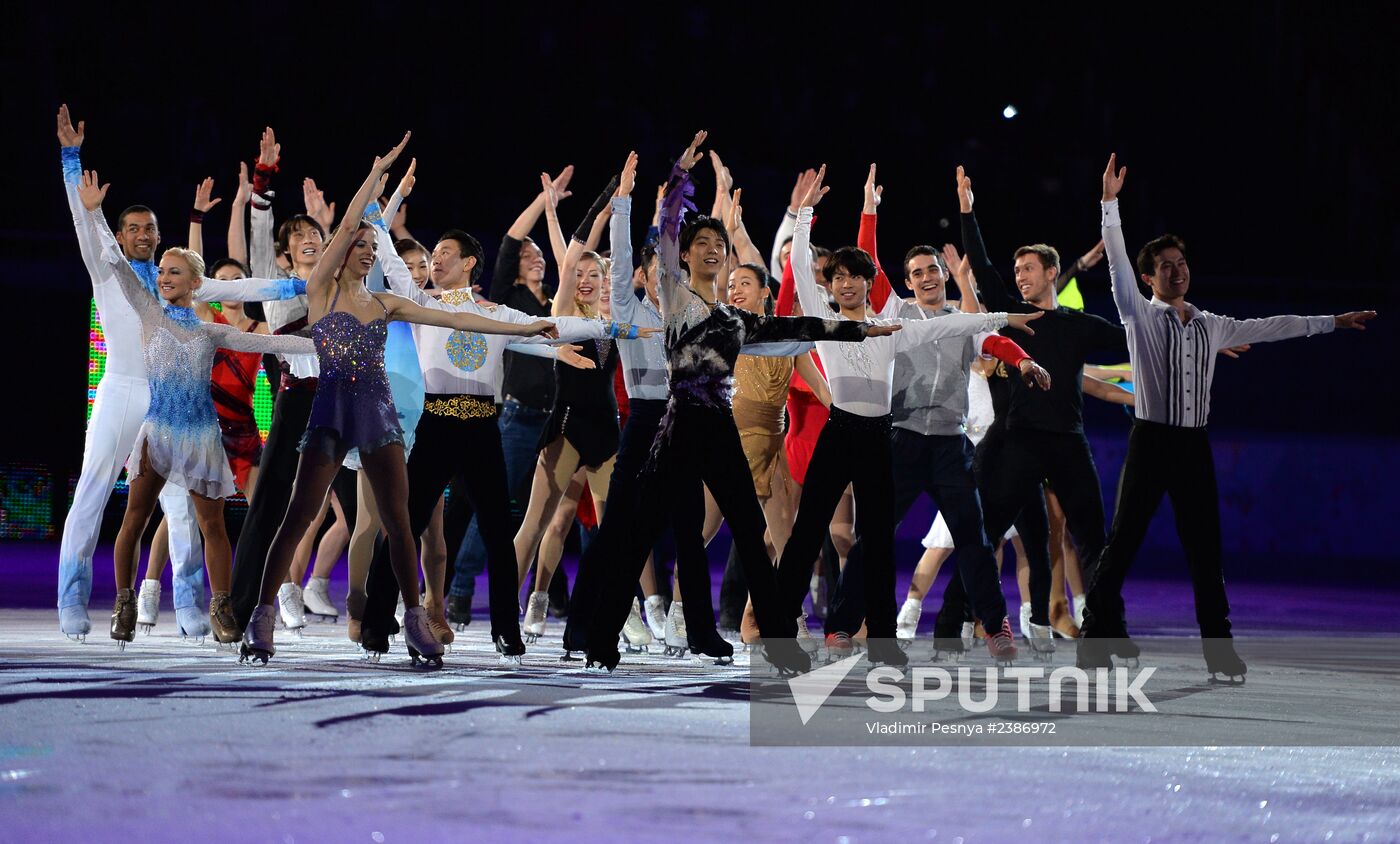 2014 Winter Olympics. Figure skating. Exhibition gala