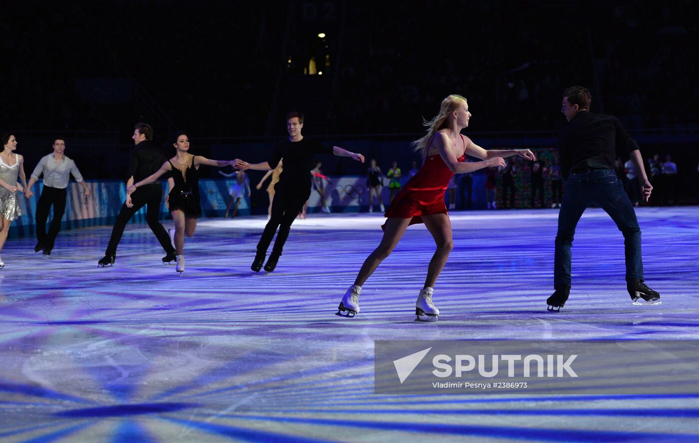 2014 Winter Olympics. Figure skating. Exhibition gala