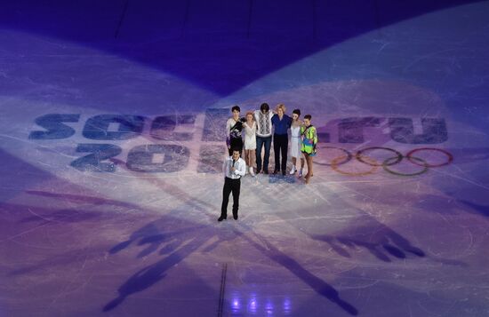 2014 Winter Olympics. Figure skating. Exhibition gala