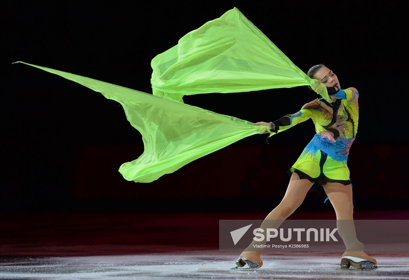 2014 Winter Olympics. Figure skating. Exhibition gala