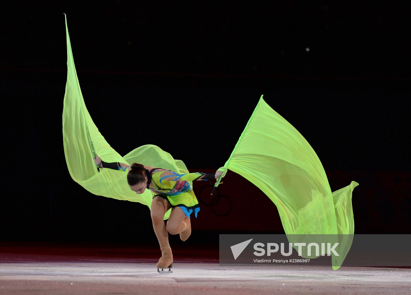 2014 Winter Olympics. Figure skating. Exhibition gala