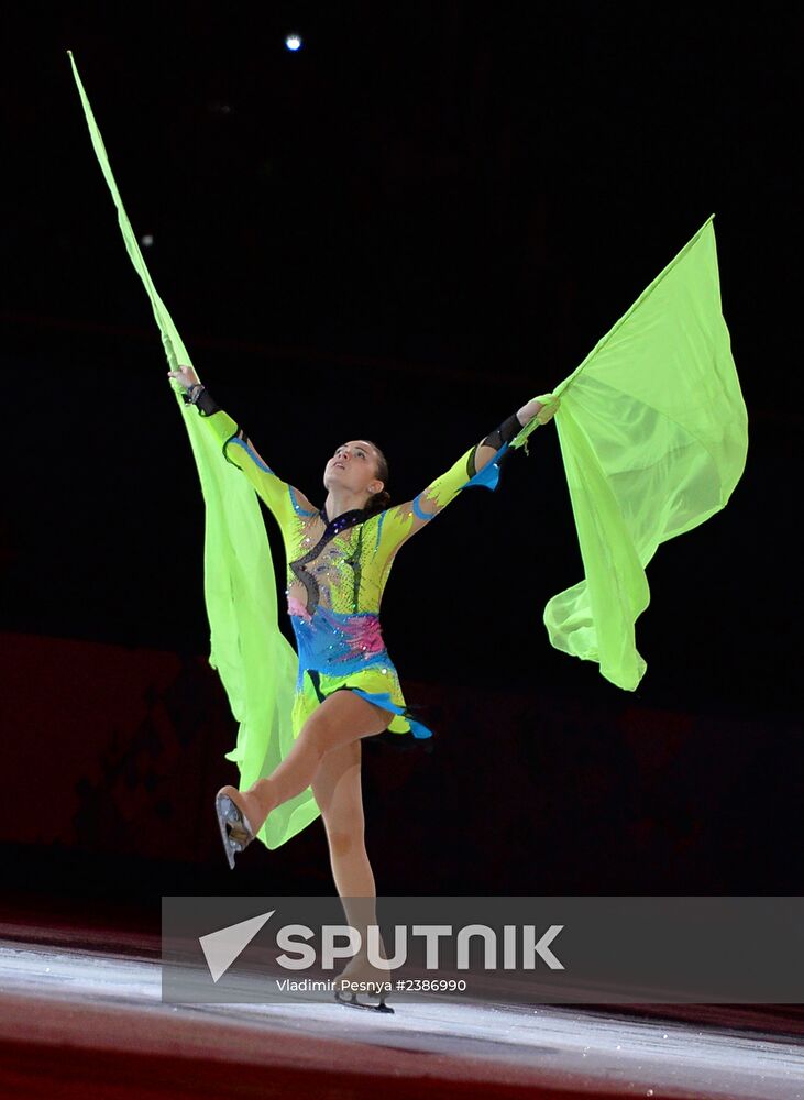 2014 Winter Olympics. Figure skating. Exhibition gala