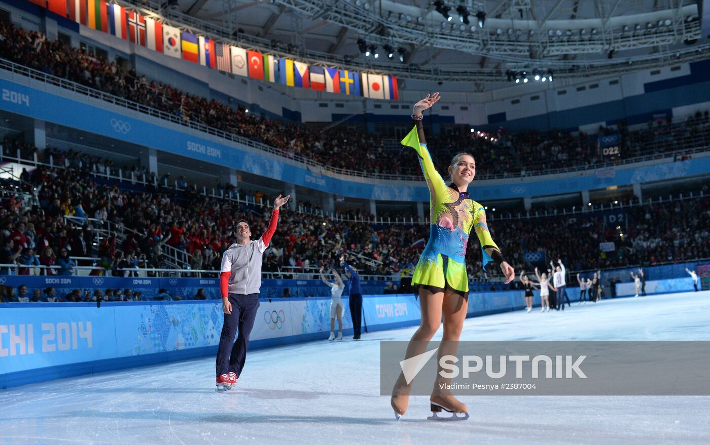 2014 Winter Olympics. Figure skating. Exhibition gala