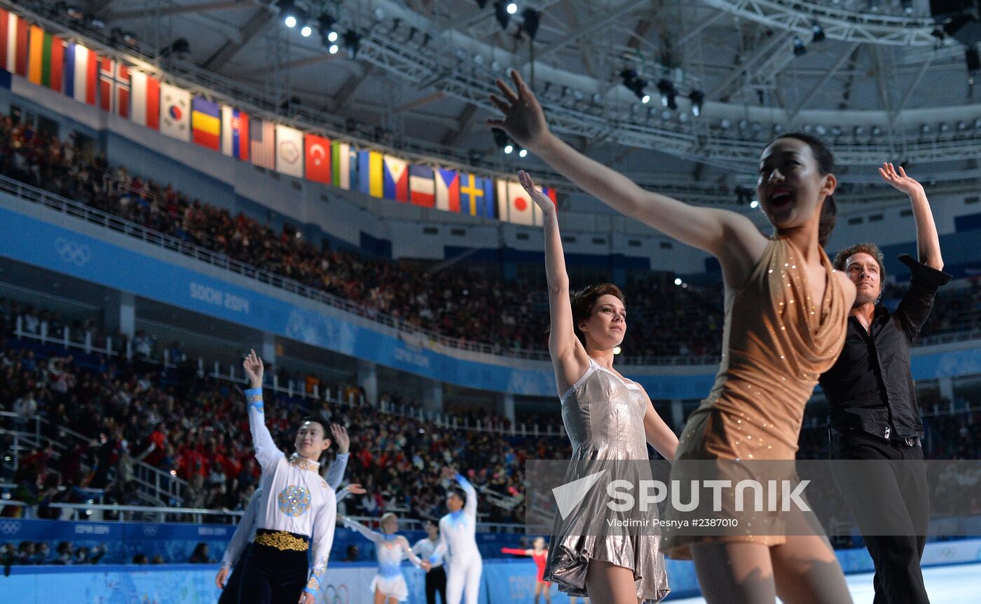 2014 Winter Olympics. Figure skating. Exhibition gala