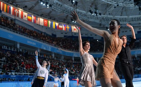 2014 Winter Olympics. Figure skating. Exhibition gala