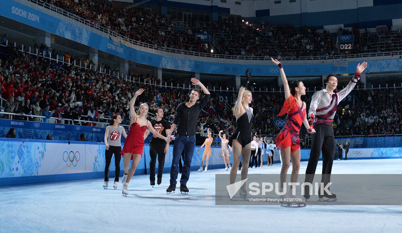 2014 Winter Olympics. Figure skating. Exhibition gala