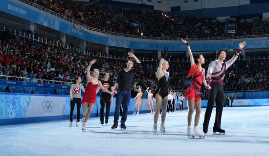 2014 Winter Olympics. Figure skating. Exhibition gala