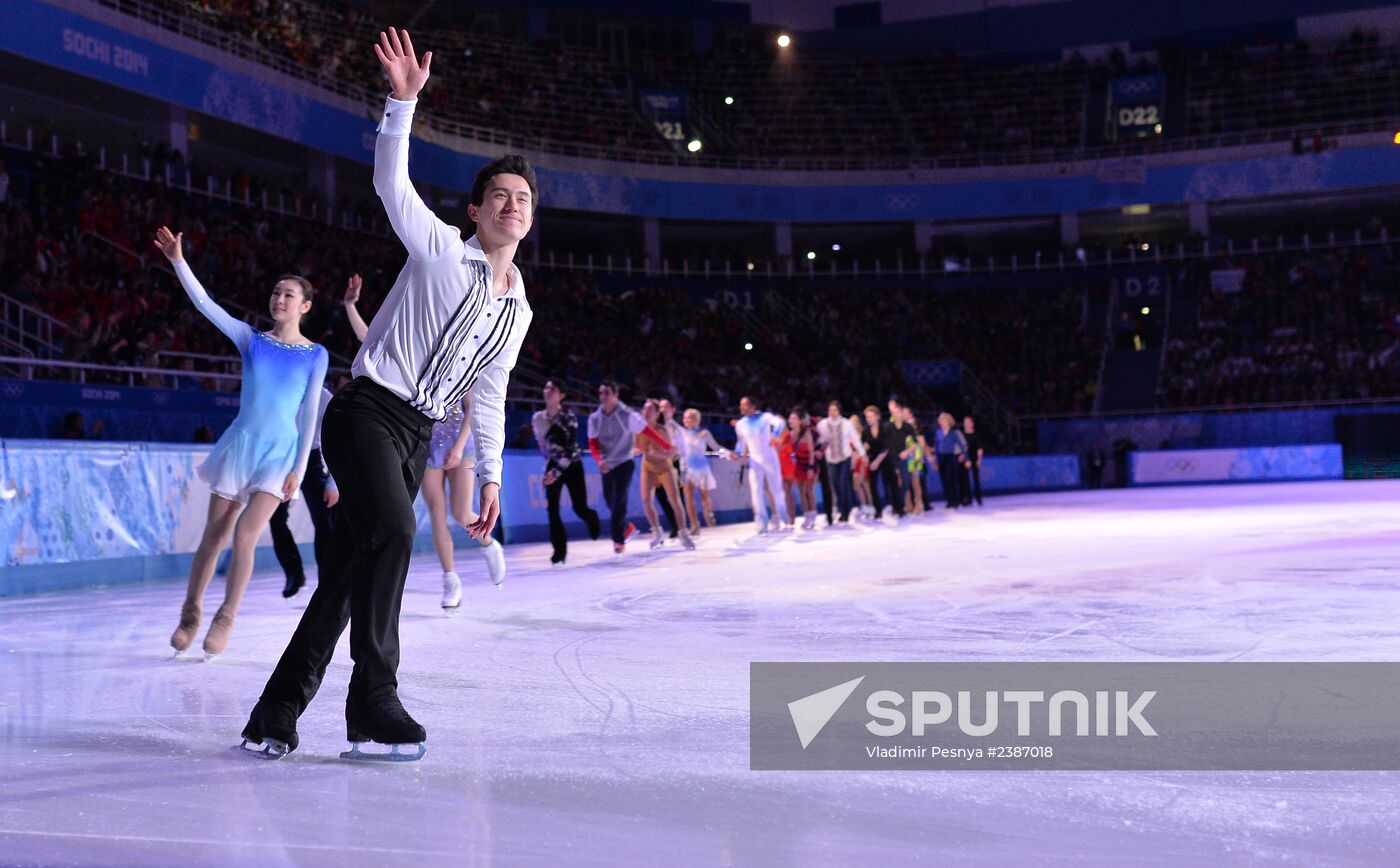 2014 Winter Olympics. Figure skating. Exhibition gala