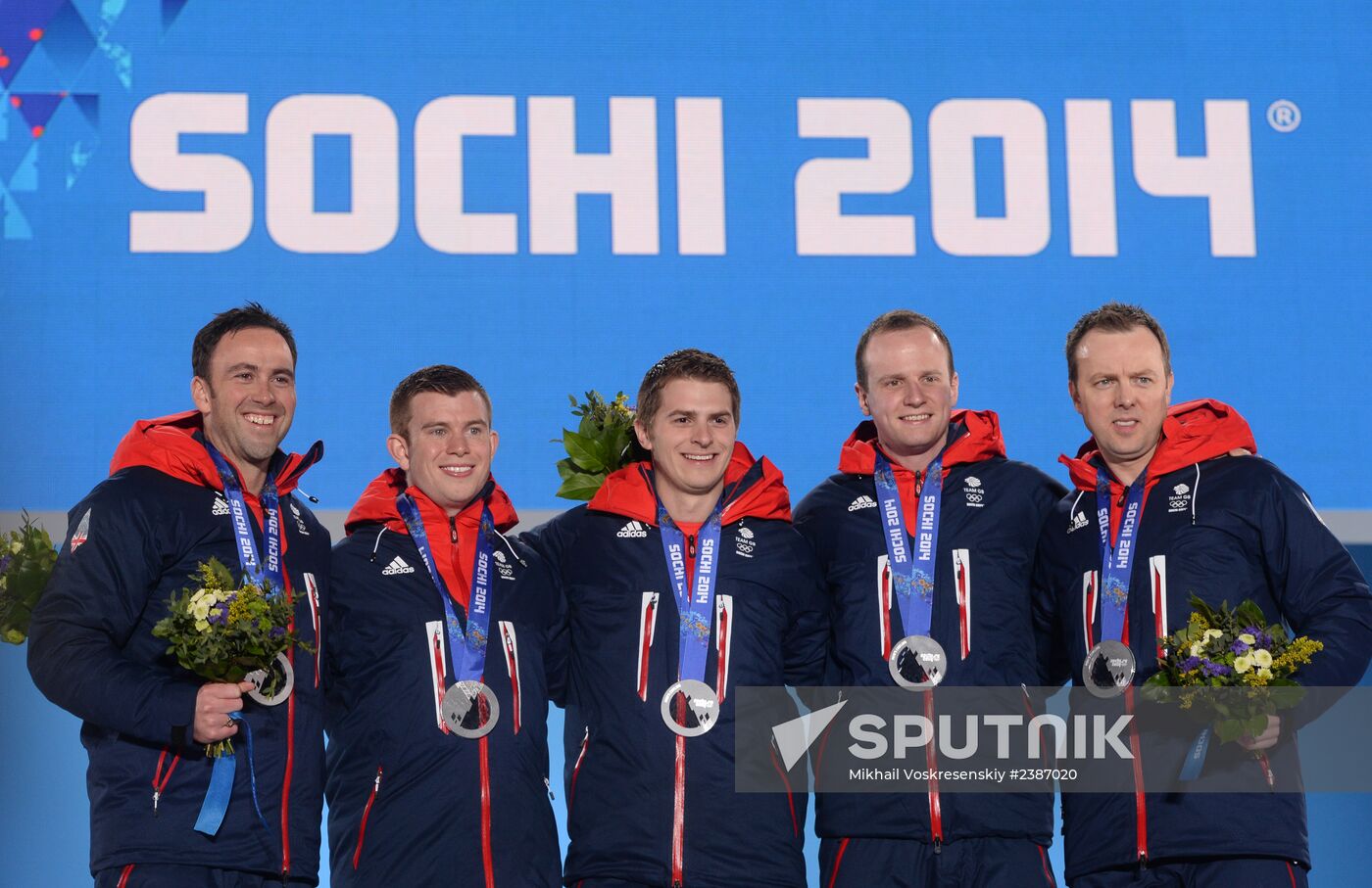 2014 Winter Olympics. Medal ceremony. Day Fifteen