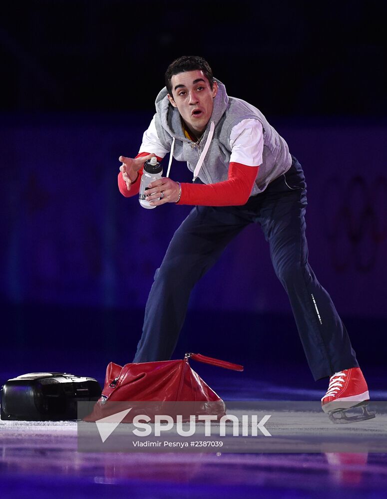 2014 Winter Olympics. Figure skating. Exhibition gala