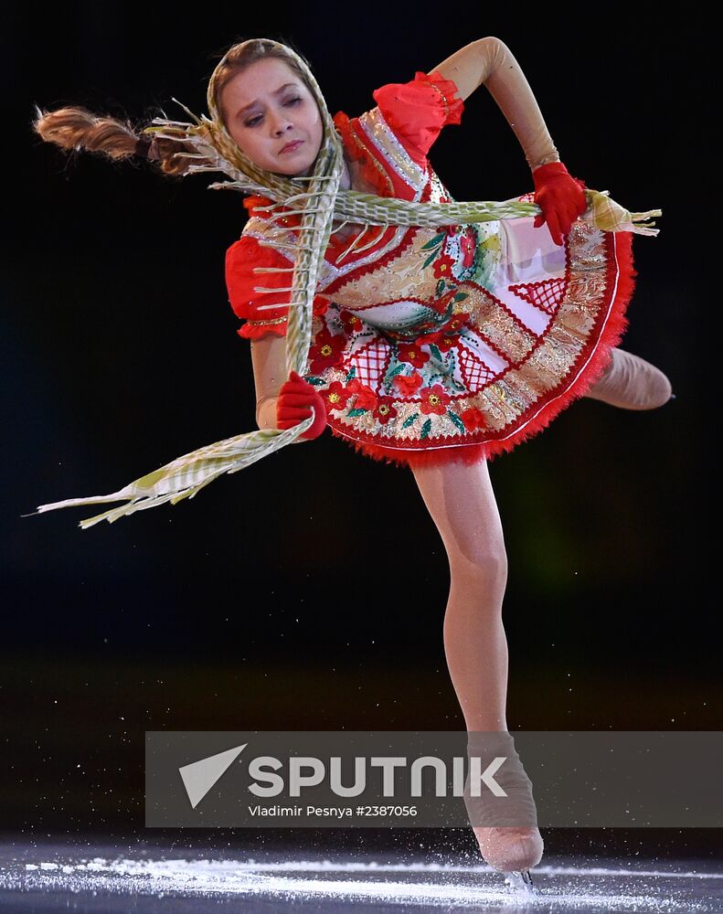 2014 Winter Olympics. Figure skating. Exhibition gala